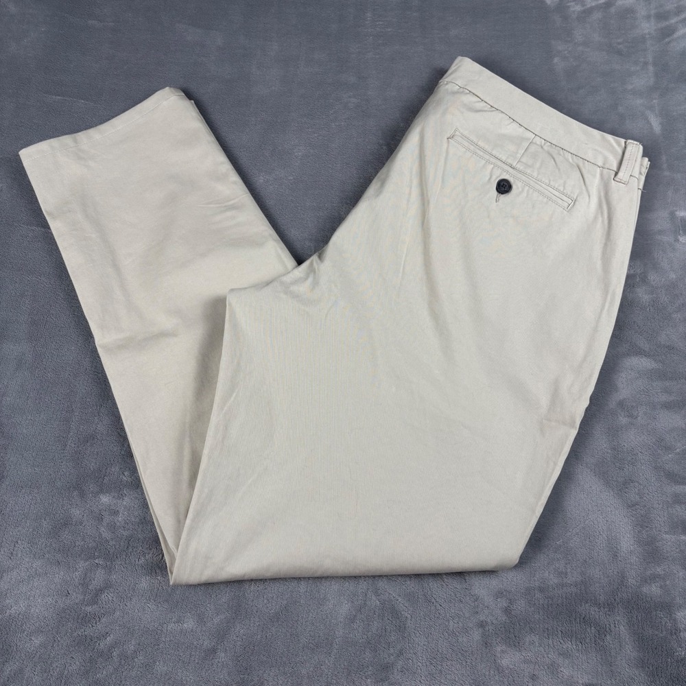 TAYLRD Mens Slim Fit Chino Pants Tan Khaki Stretch Cotton Trousers 40x36‎